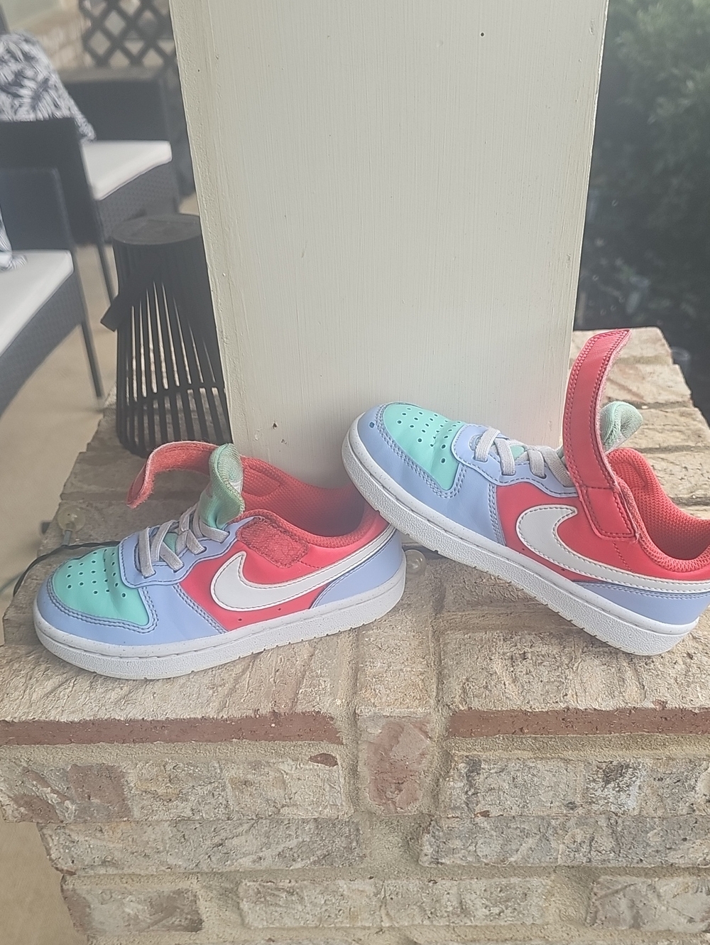 Nike Kids Low-Top Sneakers in Mint, Coral & Lavender